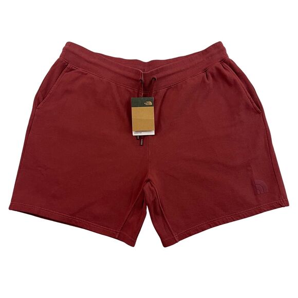 The North Face Men’s Garment Dye 7″ Fleece Shorts XXL Cordovan NWT - Picture 16 of 16